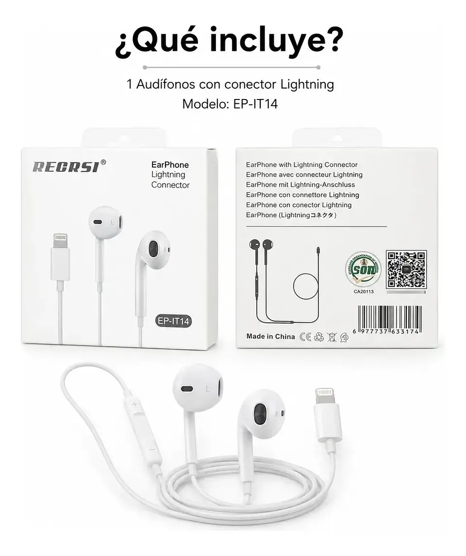 EarPods con Cable Lighning  4