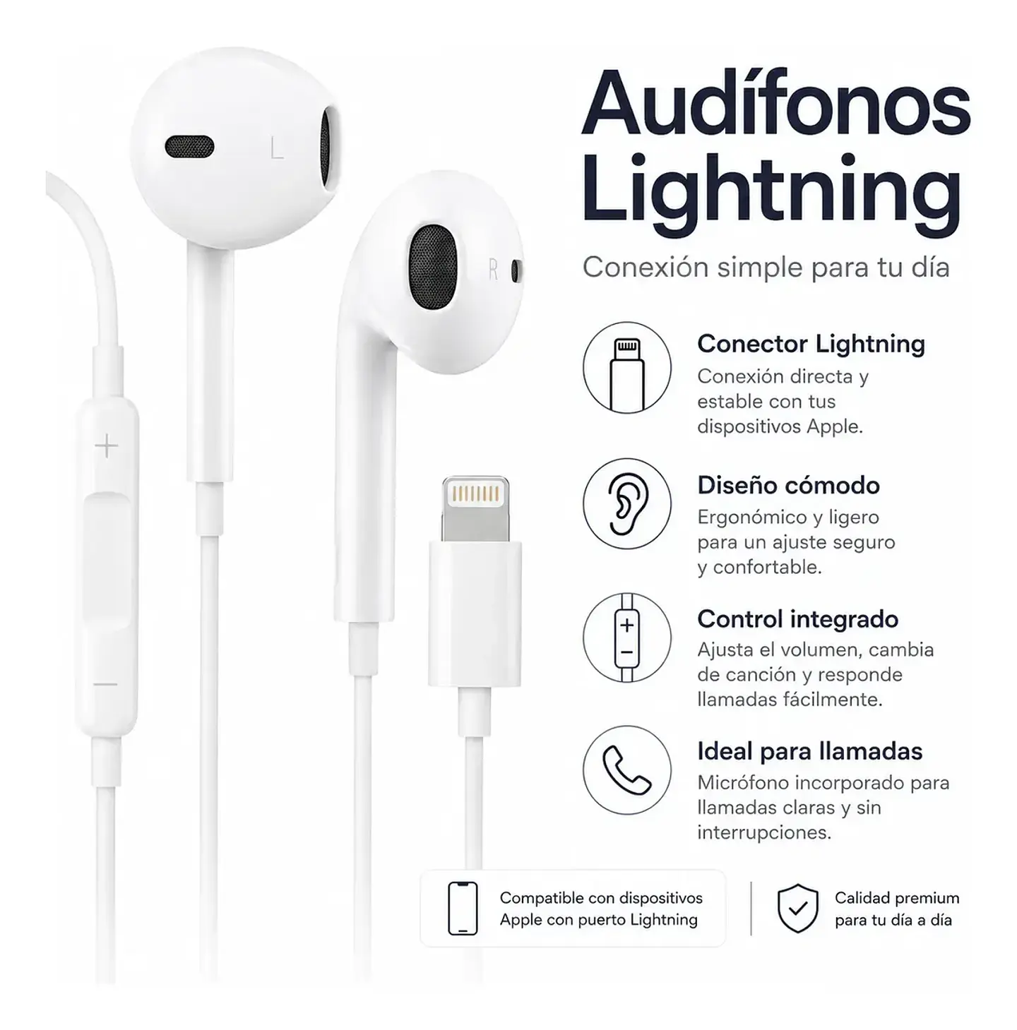 EarPods con Cable Lighning  6