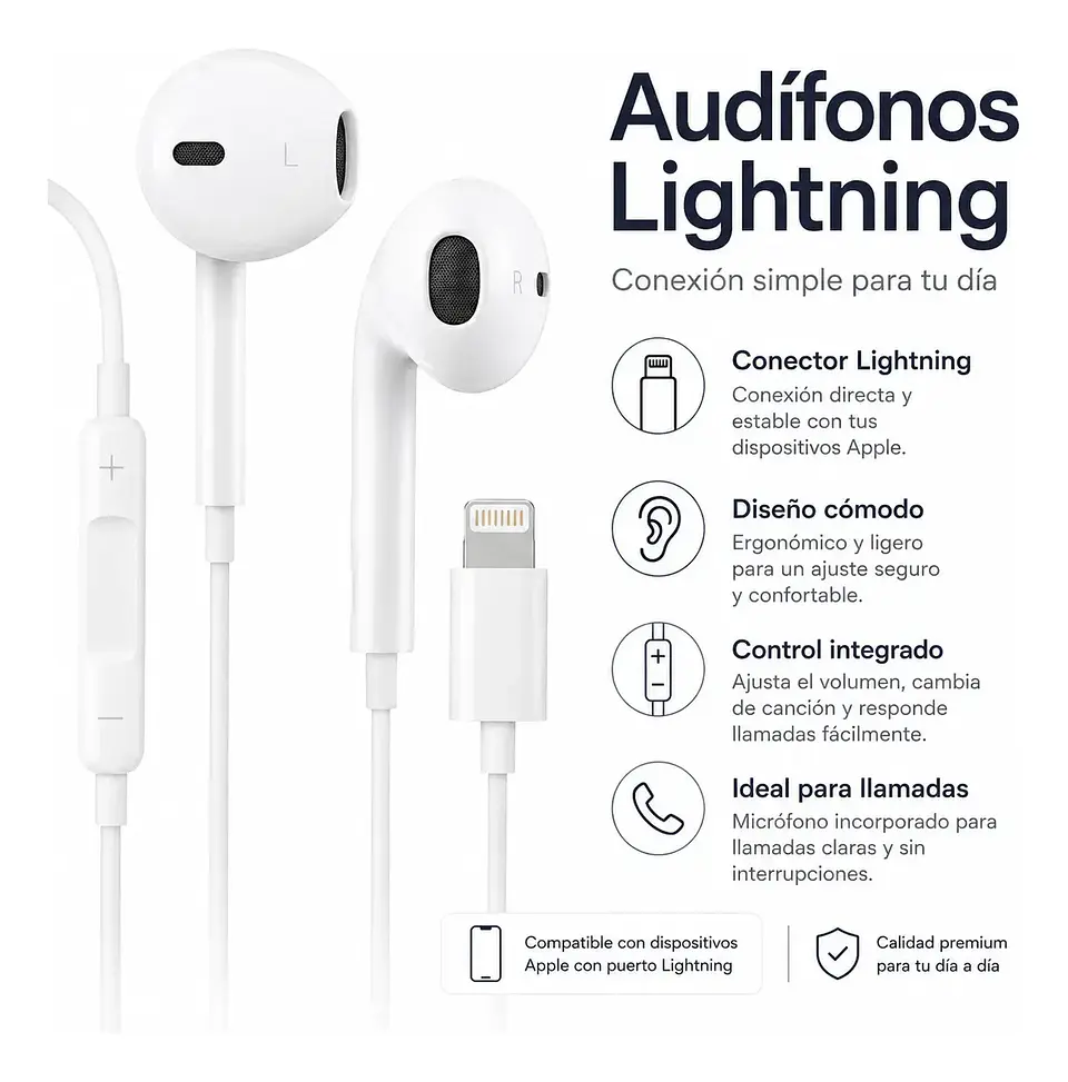 EarPods con Cable Lighning  6