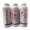 Desinfectante largo plazo AMONDET® - Amonio Cuaternario de 5ta generación - Caja de 10 unidades de 1 Litro - IndustrialNano®