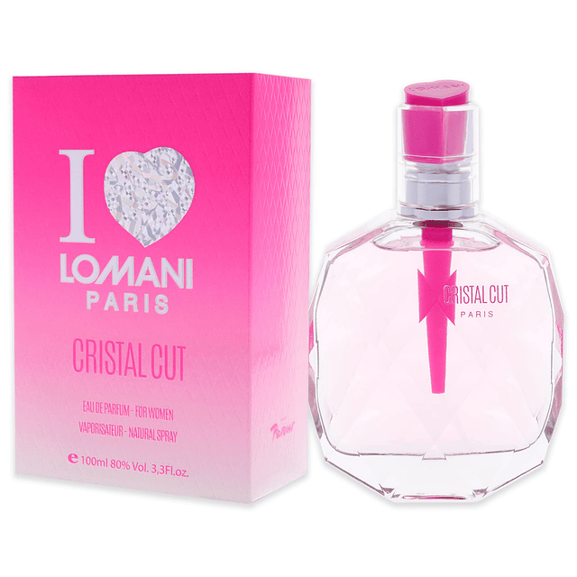 Lomani I Love Lomani Cristal Cut Mujer EDP Spray 3.4 oz