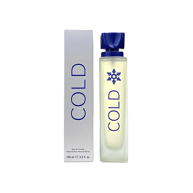 Benetton Cold Edt Spray nuevo en caja para hombres Eau De To