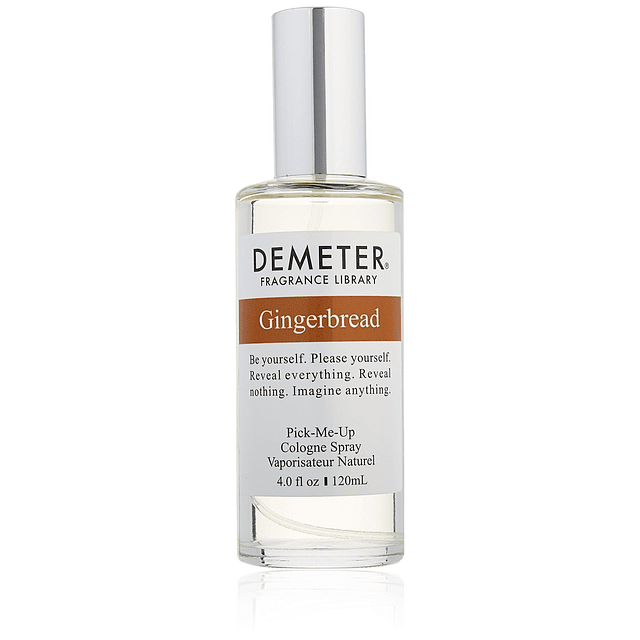 Demeter Gingerbread Eau de Colonia Spray para mujer, 4 onzas