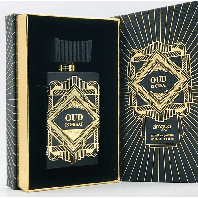 AFNAN Zimaya Oud Is Great Eau De Parfum Spray, 3.4 onzas (Un