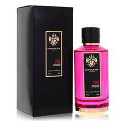 MANCERA Eau de Parfum Spray, rosas rosadas, 4 onzas líquidas