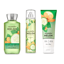 Bath & Body Works - Melón pepino - Paquete de 3 piezas