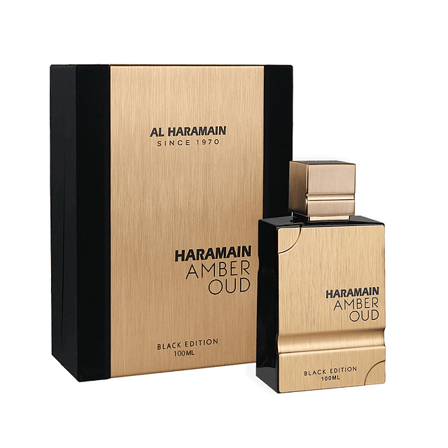 Al Haramain Amber Oud Black Eau de Parfum Spray para unisex,