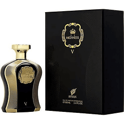 Afnan Highness Black Eau de Parfum Spray para mujer, 3.4 onz