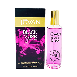 Jovan Black Musk de Coty para mujer, spray concentrado de co