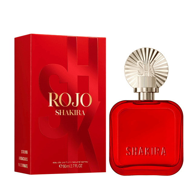 ROJO Eau de Parfum para mujer - Larga duración - Aroma poten