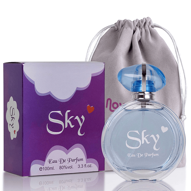 NovoGlow Sky para mujer - Eau de parfum en spray de 3.3 onza