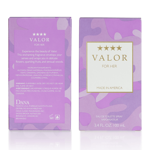 Valor de Dana 3.4 oz Eau De Toilette Spray para mujeres