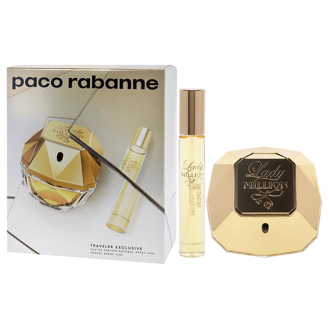 Paco Rabanne Lady Million para mujer - Juego de regalo de 2