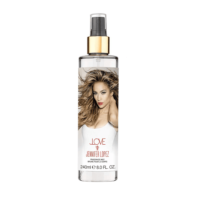 Jennifer Lopez Jlove Body Mist para mujer, 8.0 onzas