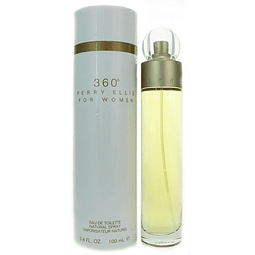 Perry Ellis 360 para mujer Eau De Toilette Spray, 3.4 onzas