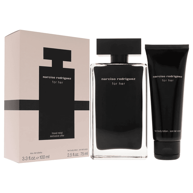 Narciso Rodriguez set de regalo de 2 piezas para mujer