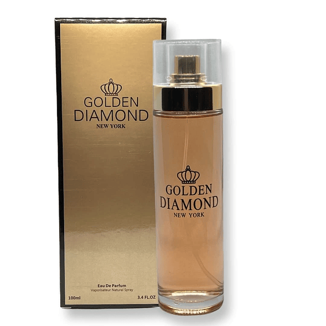 Secret Plus Golden Diamond Eau de Parfum para mujer 3.4 onza