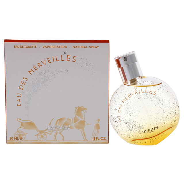 Eau Des Merveilles de Hermes Eau De Toilette Spray 1.6 oz