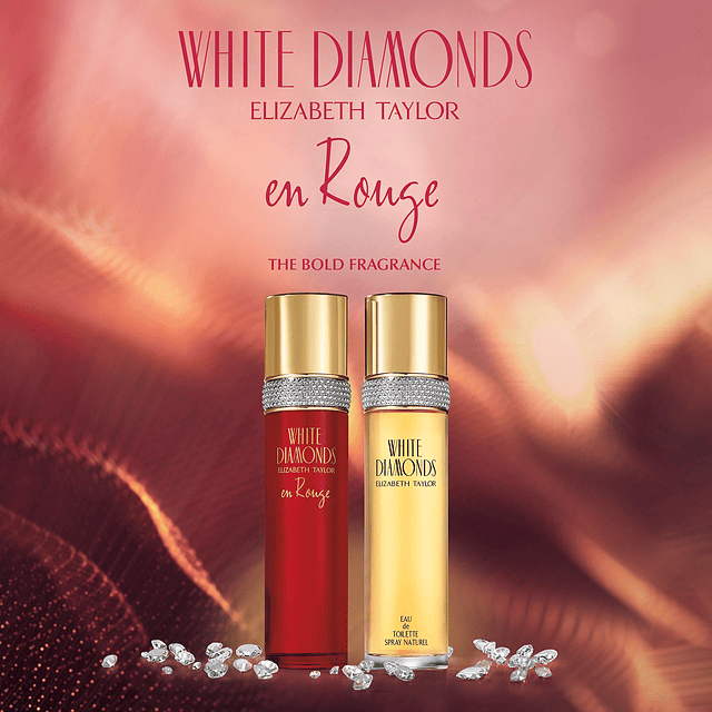 Perfume para mujer Elizabeth Taylor, White Diamonds En Rouge