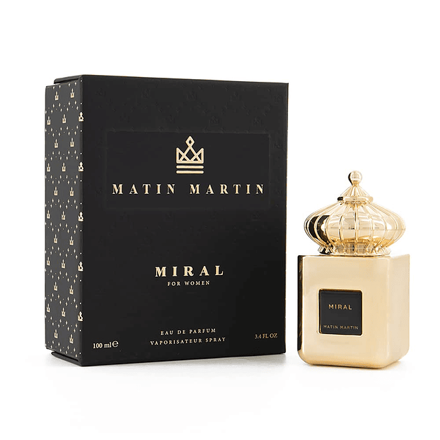 MATIN MARTIN Miral Eau de Parfum para mujer, pera, mandarina