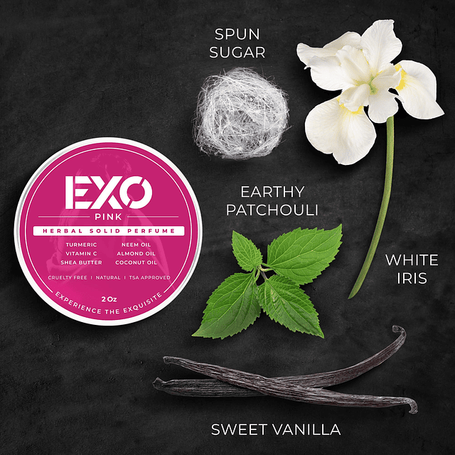 EXO (paquete de 2 cajas de regalo) perfume sólido de hierbas