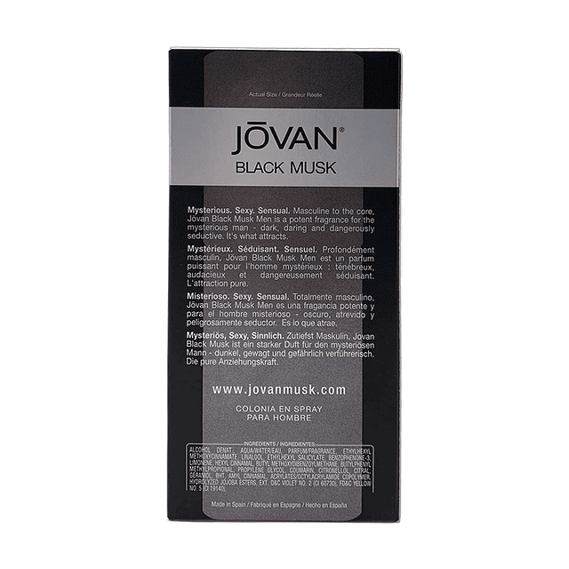 Jovan Black Musk/Jovan Colonia Spray 3.0 Oz (M)