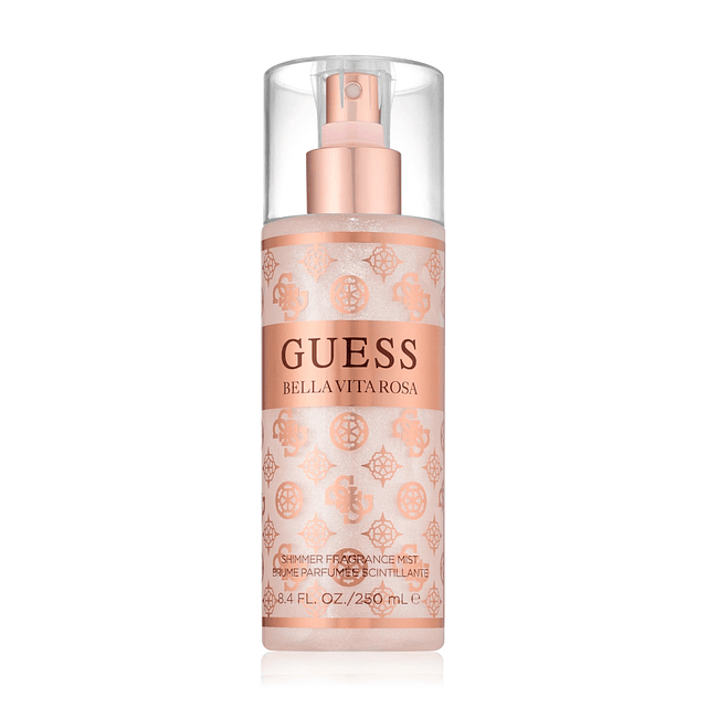 Guess Bella Vita Rosa Shimmer Mist, 8.4 onzas líquidas