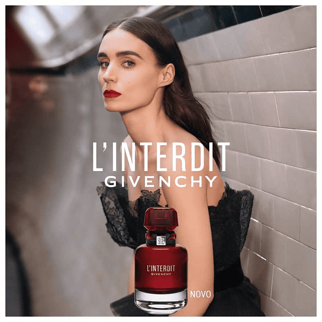 Givenchy L'interdit Rouge Eau De Parfum Spray para mujer, 1.