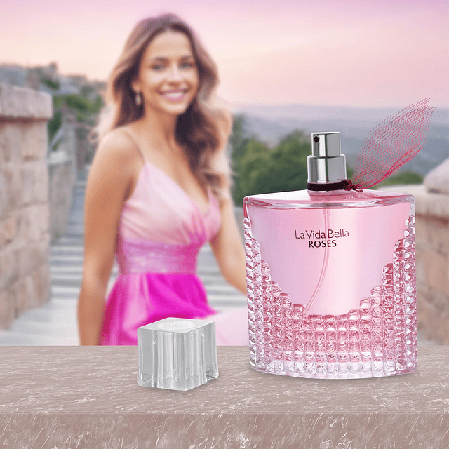 La Vida Bella Roses Eau De Parfum para mujer - Fragancia flo