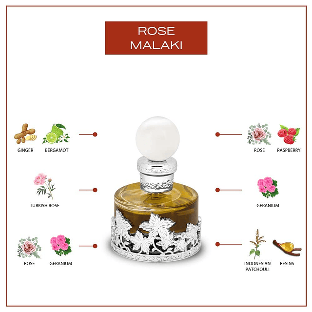 Swiss Arabian Rose Malaki - Productos de lujo de Dubai - Fra