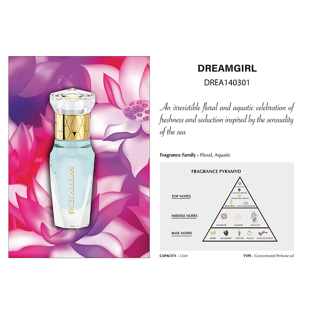 Swiss Arabian Dream Girl para mujeres - Productos de lujo de