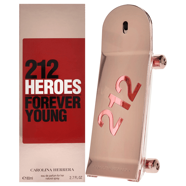 Carolina Herrera 212 Heroes Forever Young EDP Spray Mujer 2.