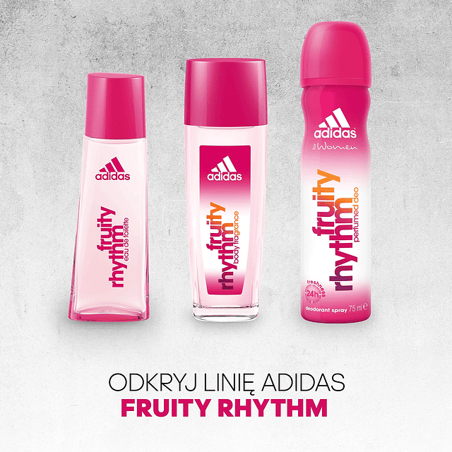 Adidas Fruity Rhythm Fragancia Corporal Spray Natural 2.5 Oz