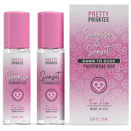 Pretty Privates Sunrise and Sunset Roll On Pheromones Perfum