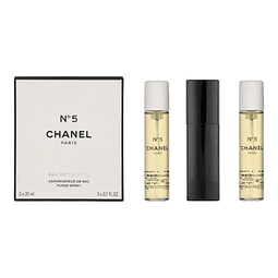 No. 5 de Chanel para mujer, juego (Eau De Toilette Spray 0,7