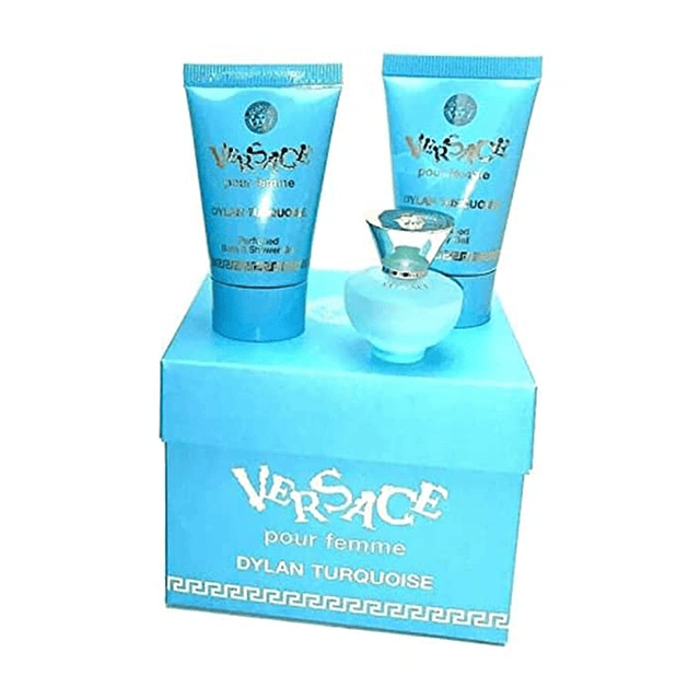 Versace Dylan Turquoise Set de regalo de trío de mini perfum