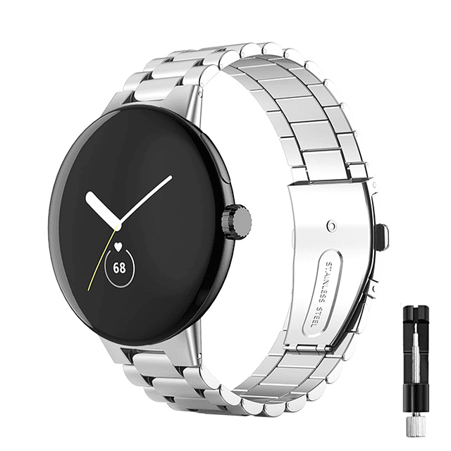 Correa de reloj de metal compatible con Google Pixel Watch 2