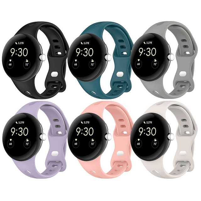 Bandas destinadas a Google Pixel Watch Bands Silicona Transp