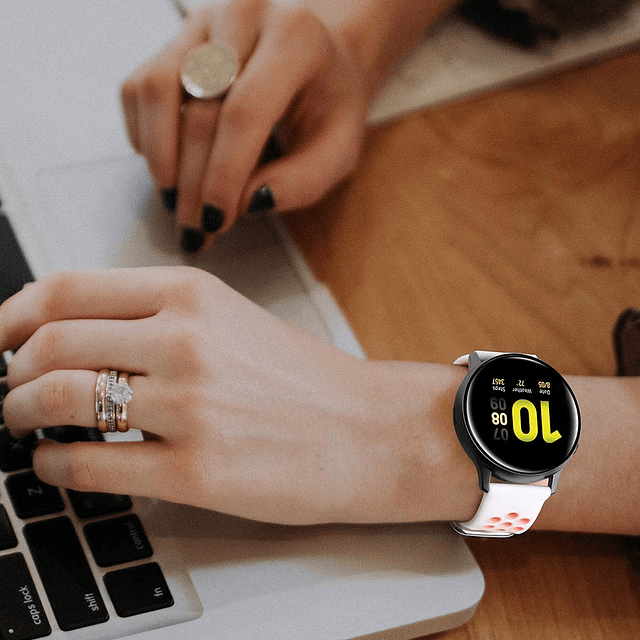 Paquete de 3 compatibles con Samsung Galaxy Watch Active 2 b