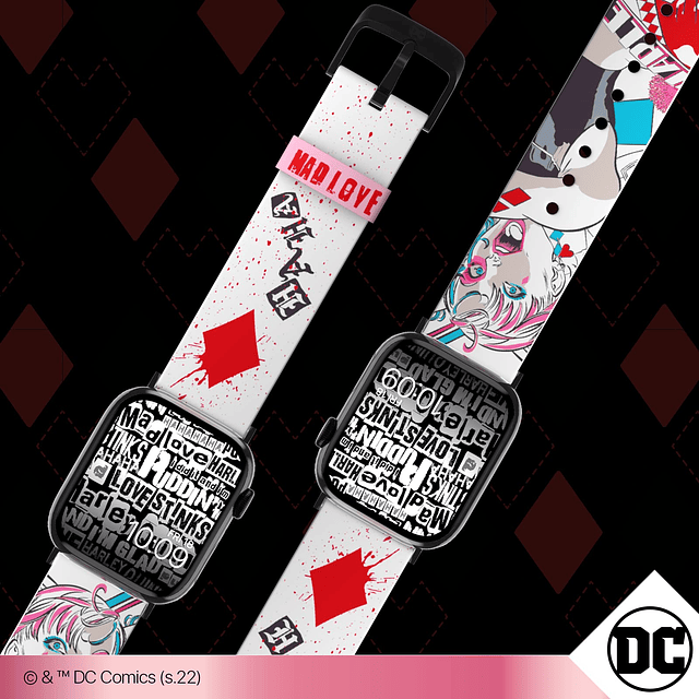 DC Comics - Correa para reloj inteligente Harley Quinn - Con