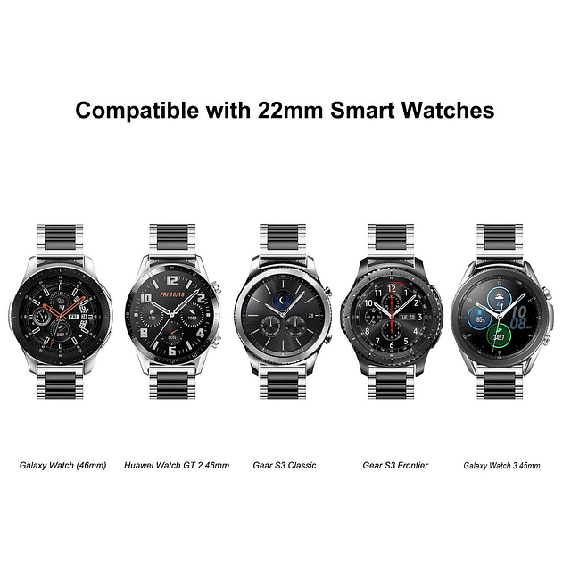 Compatible con correas de reloj Samsung Galaxy de 46 mm XL,