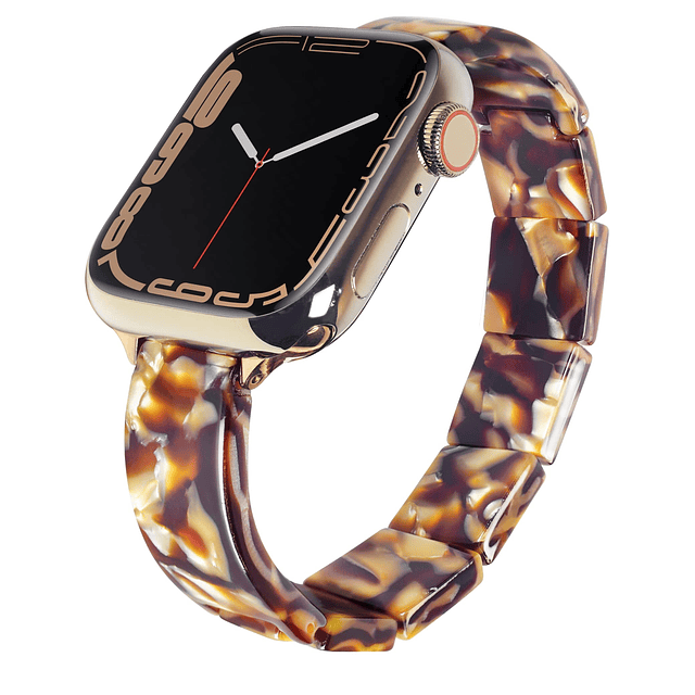 Correa de reloj elástica delgada de resina para Apple Watch