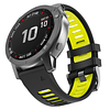 Compatible con Garmin Fenix ​​5x Watch Band, 26 mm Sport Sil