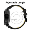 Compatible con Garmin Fenix ​​5x Watch Band, 26 mm Sport Sil