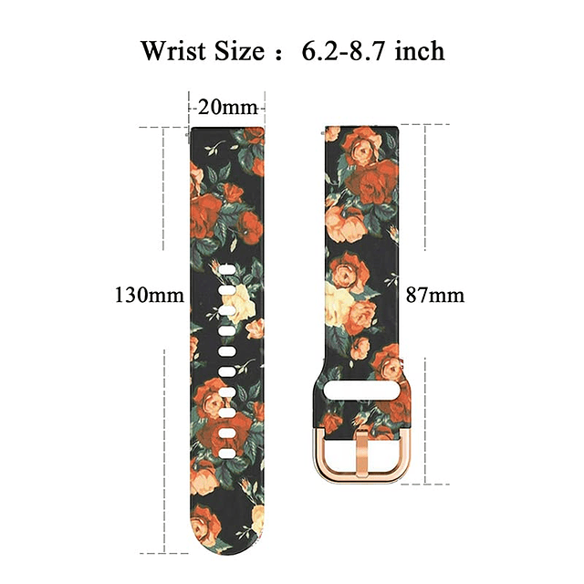 Correa de impresión compatible con Amazfit GTSGTS2GTS 2eGTS