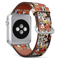 Compatible con Big Apple Watch 42 mm, 44 mm, 45 mm (todas la