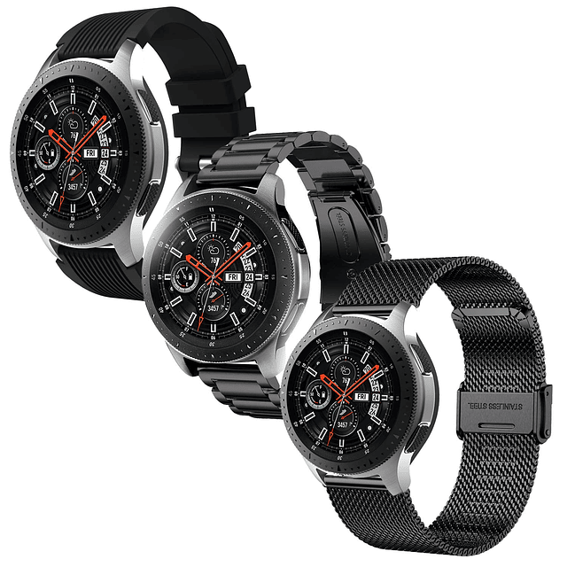 Correas de Reloj para Galaxy Watch 46 mm, Malla de 22 mm + S