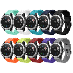 Compatible con Garmin Fenix ​​5S, pulsera de silicona de rep