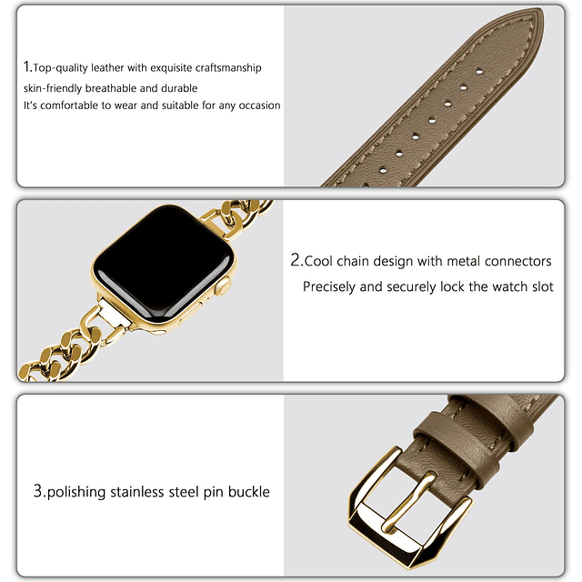 compatible con Apple Watch Band 38 mm, 40 mm, 41 mm para muj