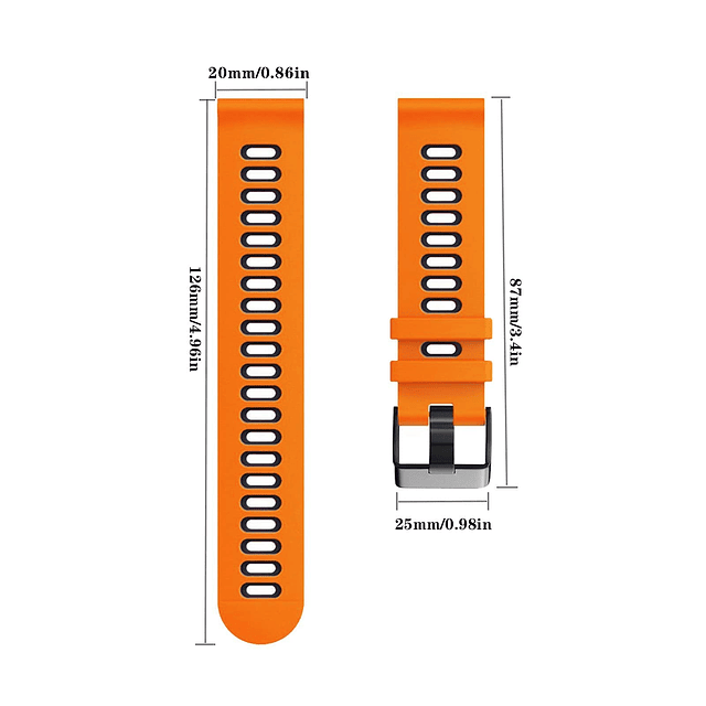 Paquete de 2 pulseras de silicona suave compatibles con Sams